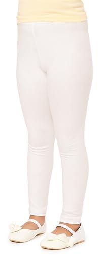 Merry Style Mädchen Lange Leggings aus Baumwolle MS10-225 (Ecru,152) von Merry Style