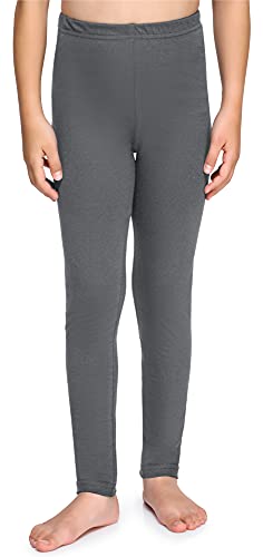 Merry Style Mädchen Lange Leggings aus Baumwolle MS10-225 (Grau, 152 cm) von Merry Style