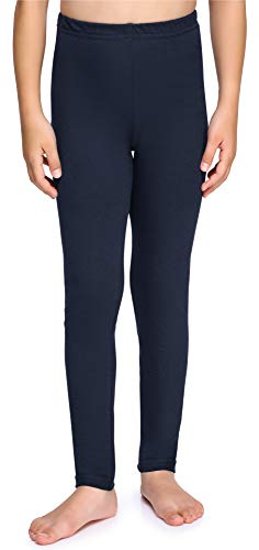 Merry Style Mädchen Lange Leggings aus Baumwolle MS10-225 (Marineblau, 110 cm) von Merry Style