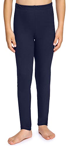 Merry Style Mädchen Lange Leggings aus Baumwolle MS10-337(Marineblau,110) von Merry Style