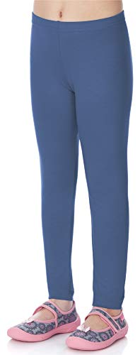 Merry Style Mädchen Lange Leggings aus Viskose MS10-130 (Jeans, 134) von Merry Style