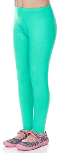 Merry Style Mädchen Lange Leggings aus Viskose MS10-130 (Minze, 110 cm) von Merry Style