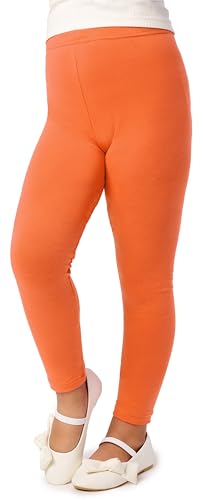 Merry Style Mädchen Lange Leggings aus Viskose MS10-130 (Orange, 152) von Merry Style