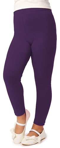 Merry Style Mädchen Lange Leggings aus Viskose MS10-130 (Pflaume, 158 cm) von Merry Style