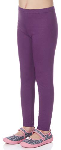 Merry Style Mädchen Lange Leggings aus Viskose MS10-130 (Purpur, 110 cm) von Merry Style