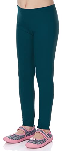 Merry Style Mädchen Lange Leggings aus Viskose MS10-130 (Smaragdgrün, 122 cm) von Merry Style