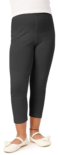Merry Style Mädchen 3/4 Leggings aus Viskose MS10-131 (Schwarz, 140) von Merry Style