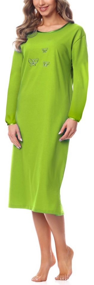 Merry Style Nachthemd Damen Langarm Nachthemd 91LW1 (1-tlg) von Merry Style
