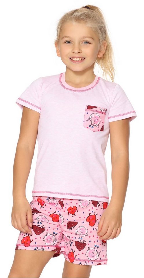 Merry Style Schlafanzug Mädchen Schlafanzüge Kurz aus Baumwolle Pyjama Set MS10-292 von Merry Style