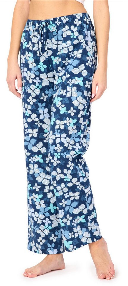 Merry Style Pyjamashorts Damen Schlafanzughose Lang MPP-001 aus Baumwolle (1-tlg) von Merry Style