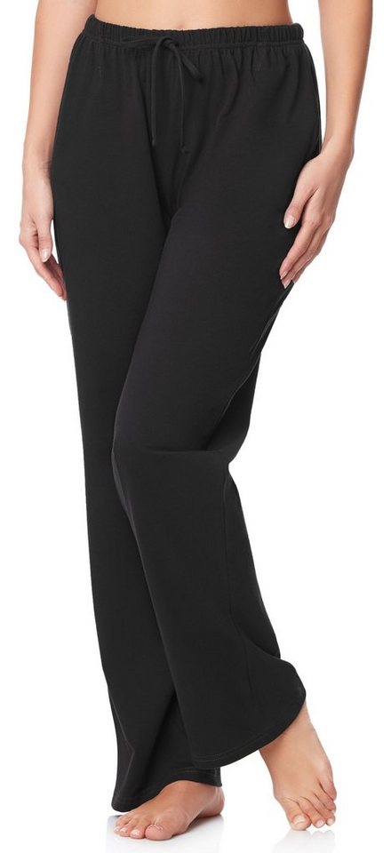 Merry Style Pyjamashorts Damen Schlafanzughose Lang MPP-001 aus Baumwolle (1-tlg) von Merry Style