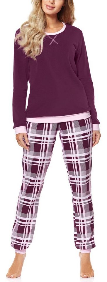 Merry Style Schlafanzug Damen Pyjama MS10-168 aus Baumwolle von Merry Style