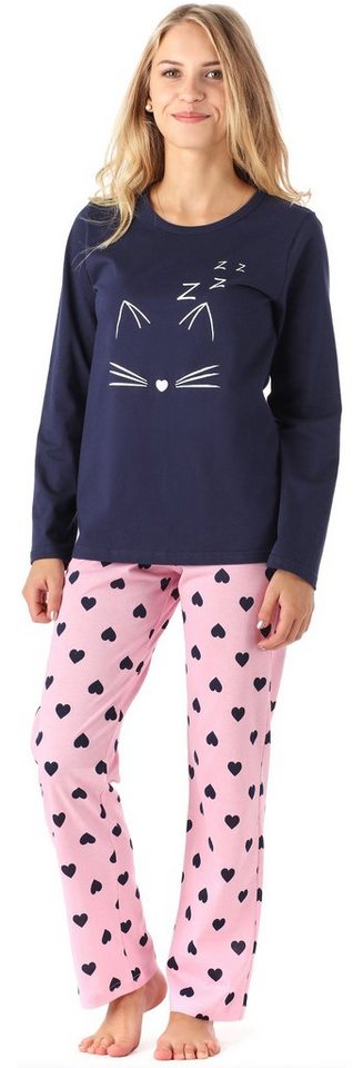 Merry Style Schlafanzug Mädchen Zweiteiliger Schlafanzug Pyjama Lang Winter MS10-192 von Merry Style