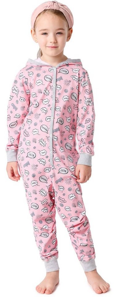 Merry Style Schlafanzug Mädchen Schlafoverall mit Kapuze MS10-223 von Merry Style