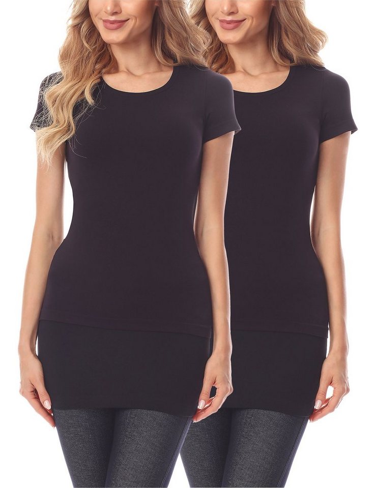 Merry Style Stoffgürtel Damen Verlängerungsgurt für Hemden T-Shirts (2-St) von Merry Style