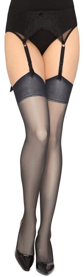 Merry Style Strapsstrümpfe Damen transparent MS 226 15 DEN von Merry Style