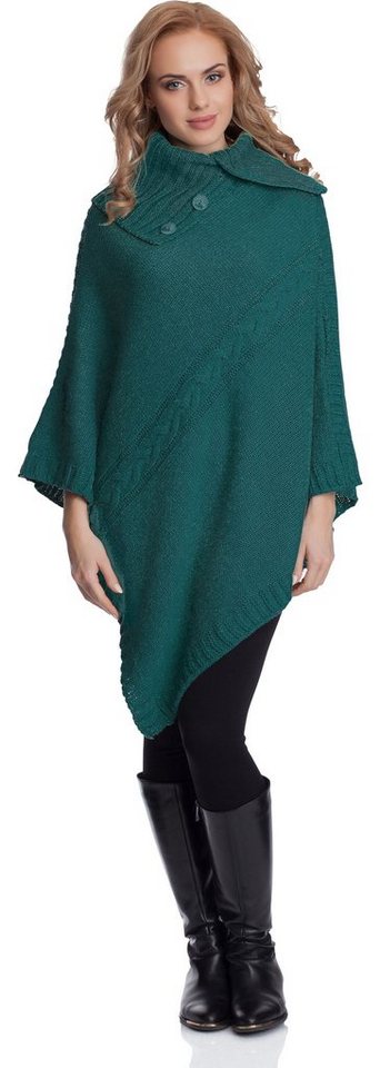 Merry Style Strickponcho Damen Poncho 2V3T1 von Merry Style