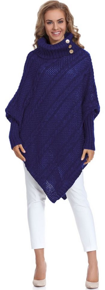 Merry Style Strickponcho Damen Poncho C46l4 von Merry Style