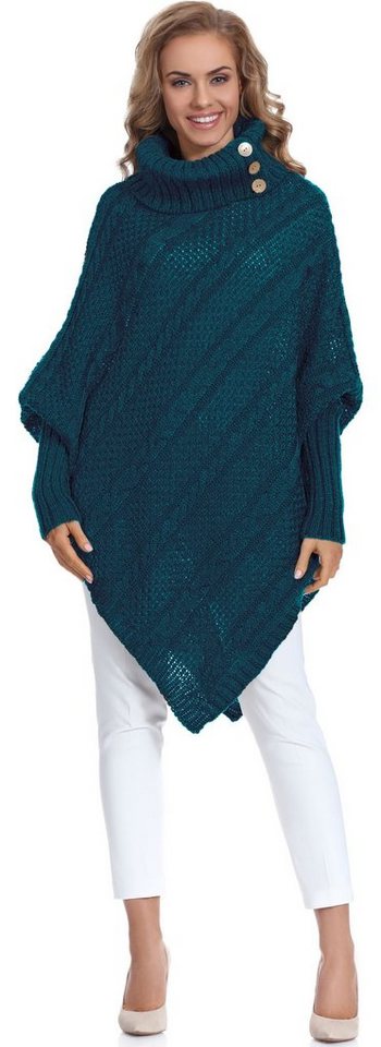 Merry Style Strickponcho Damen Poncho C46l4 von Merry Style