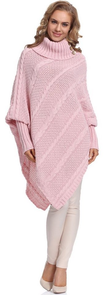 Merry Style Strickponcho Damen Poncho C46l4 von Merry Style