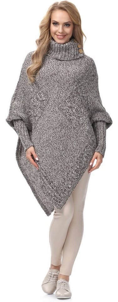 Merry Style Strickponcho Damen Poncho M83N4 von Merry Style