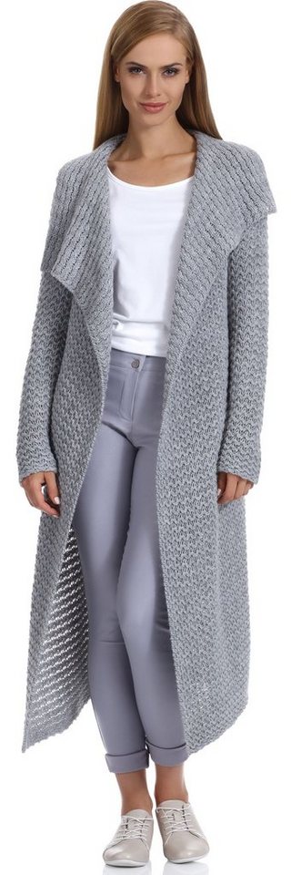 Merry Style Strickponcho Damen Strickjacke H4Z3L von Merry Style