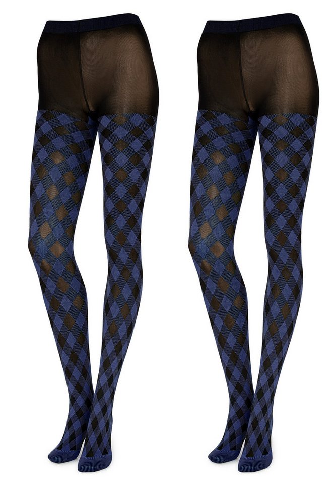 Merry Style Strumpfhose 2er Pack Damen blickdichte Strumpfhose MS 317 60 DEN 60 DEN (1 St) von Merry Style