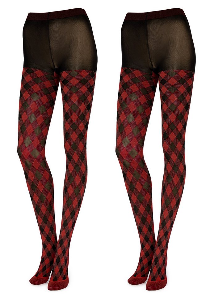 Merry Style Strumpfhose 2er Pack Damen blickdichte Strumpfhose MS 317 60 DEN 60 DEN (1 St) von Merry Style