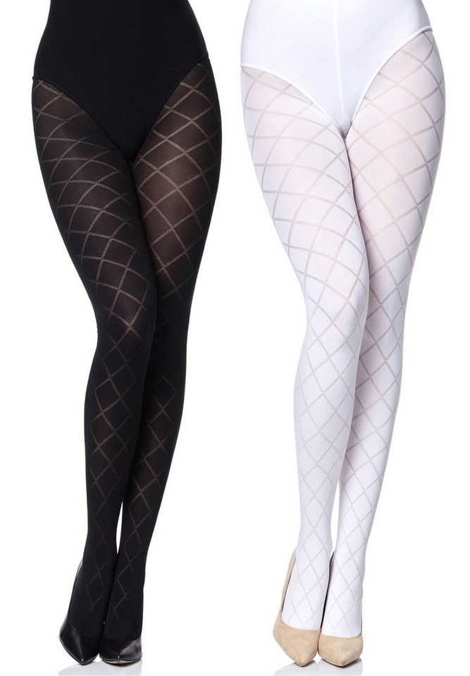 Merry Style Strumpfhose 2er Pack Damen blickdichte Strumpfhose MS 328 60 DEN 60 DEN (1 St) von Merry Style