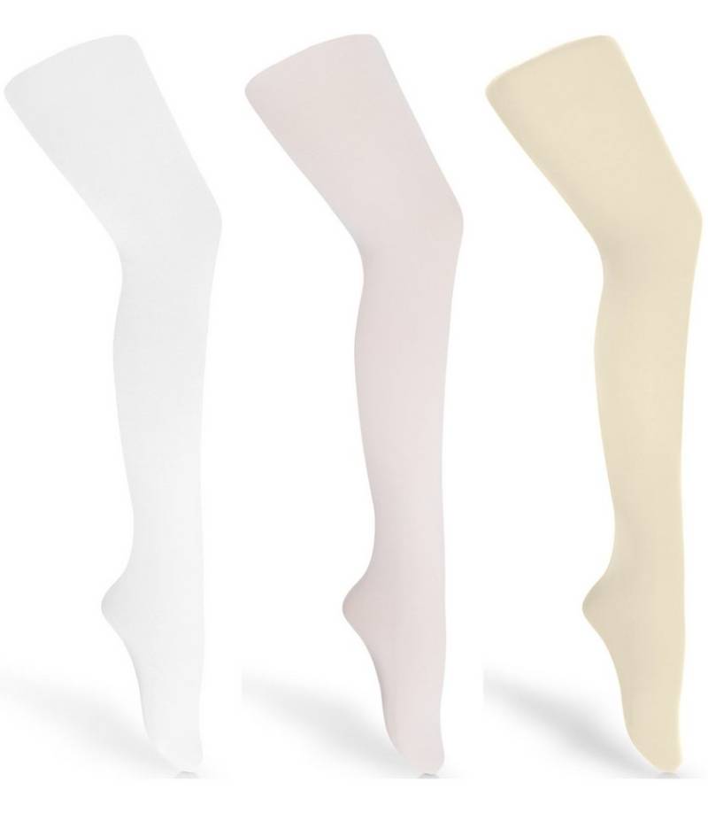 Merry Style Strumpfhose 3er Pack Kinder Strumpfhose für Mädchen Microfaser 60 DEN WL-010 60 DEN (1 St) von Merry Style