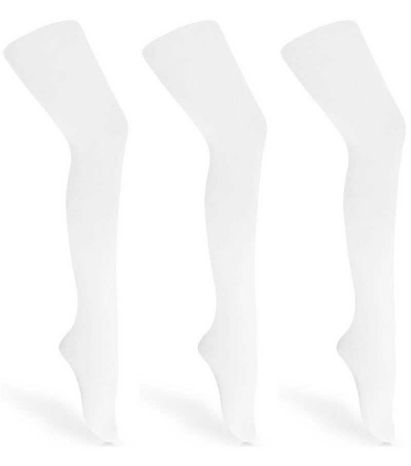 Merry Style Strumpfhose 3er Pack Kinder Strumpfhose für Mädchen Microfaser 60 DEN WL-010 60 DEN (1 St) von Merry Style