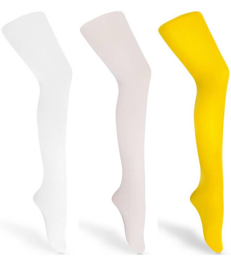 Merry Style Strumpfhose 3er Pack Kinder Strumpfhose für Mädchen Microfaser 60 DEN WL-010 60 DEN (1 St) von Merry Style