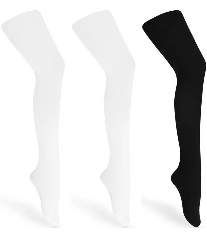 Merry Style Strumpfhose 3er Pack Kinder Strumpfhose für Mädchen Microfaser 60 DEN WL-010 60 DEN (1 St) von Merry Style