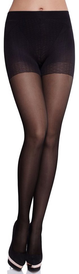 Merry Style Strumpfhose Damen figurformende Strumpfhose MS 128 40 DEN 40 DEN (1 St) elastischer Bund von Merry Style