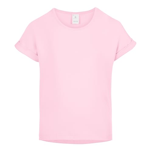 Merry Style T-Shirt für Mädchen aus weicher Baumwolle – Bequeme Mädchenkleidung MS-468 (Rosa, 158-164 (13-14 Jahre)) von Merry Style