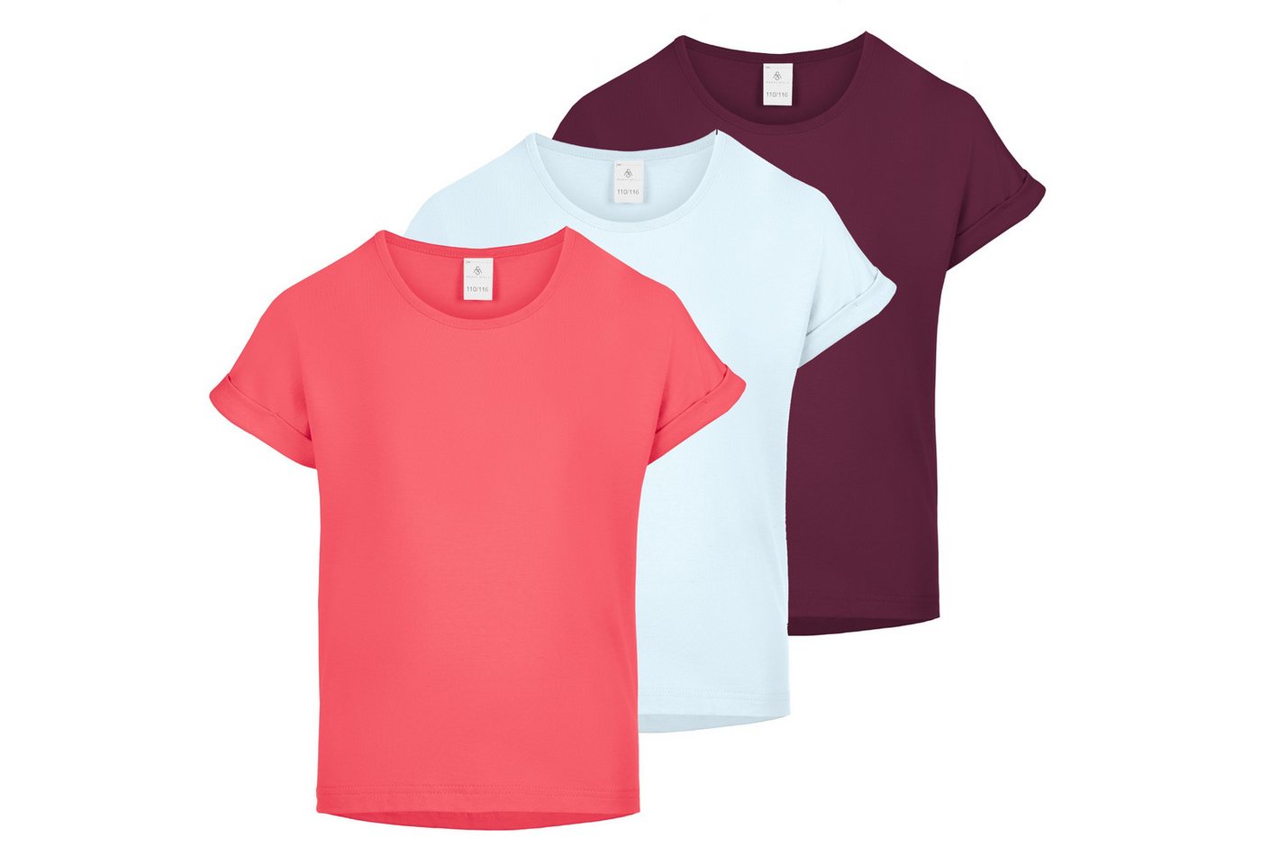 Merry Style T-Shirt für Mädchen aus weicher Baumwolle MS-468 (1-tlg) von Merry Style