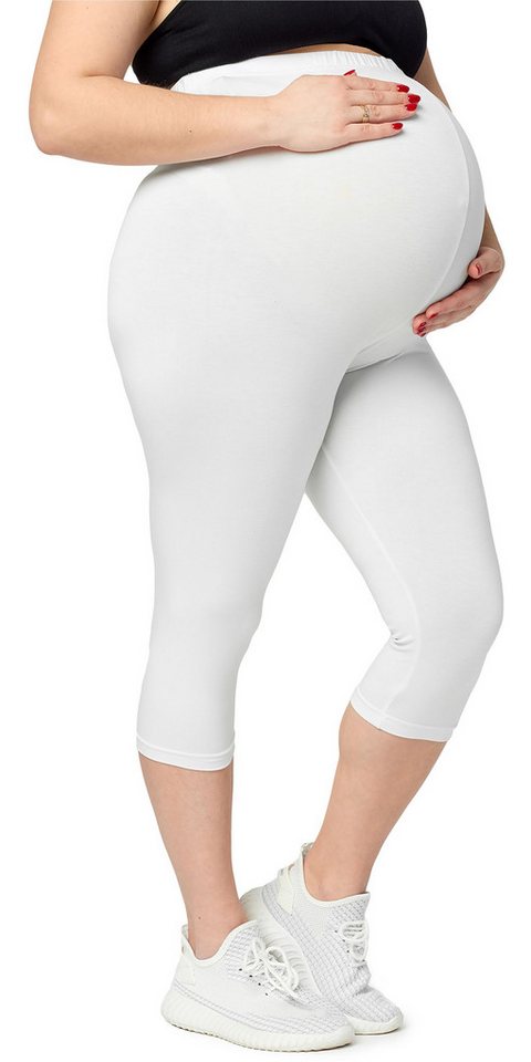 Merry Style Umstandsleggings Große Größen Damen 3/4 Umstandstights aus Viskose MS10-461 (1-tlg) von Merry Style