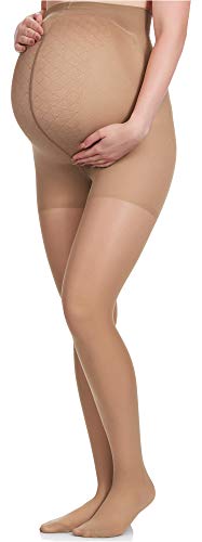 Merry Style Damen Umstandsstrumpfhose Schwangerschaftsstrumpfhose MS-109 40 DEN (Natur, M (36-40)) von Merry Style