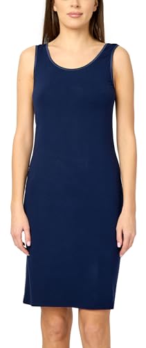 Merry Style Unterkleid Damen Petticoat Knielänge Elastisch Formende aus Viskose MS10-446 (Marineblau, M) von Merry Style