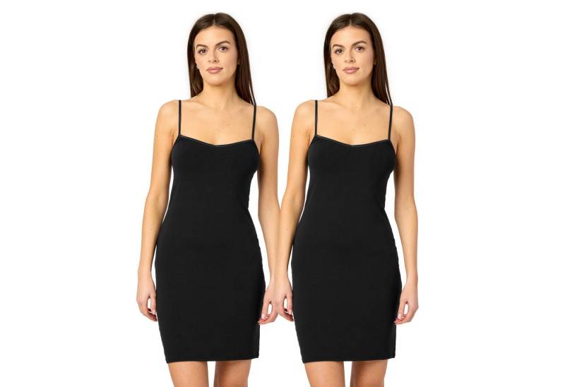 Merry Style Unterkleid Damen kurz Viskose MS10-203 (2-tlg) verstellbare Träger von Merry Style