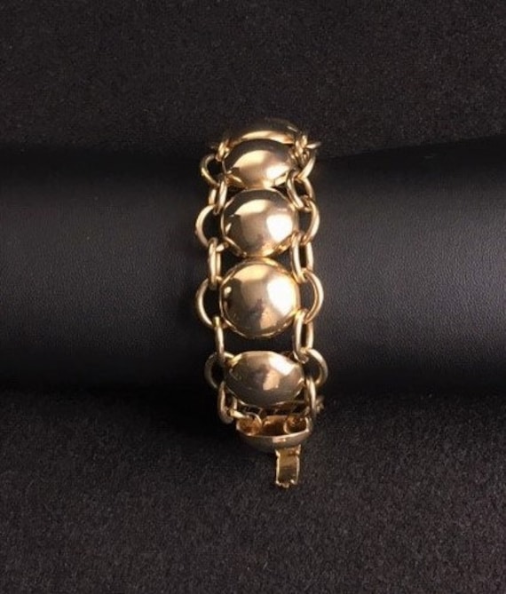Vintage Moderne Dome Link Armband Vintage Moderne Dome Link Armband von MerryMarysArtifacts