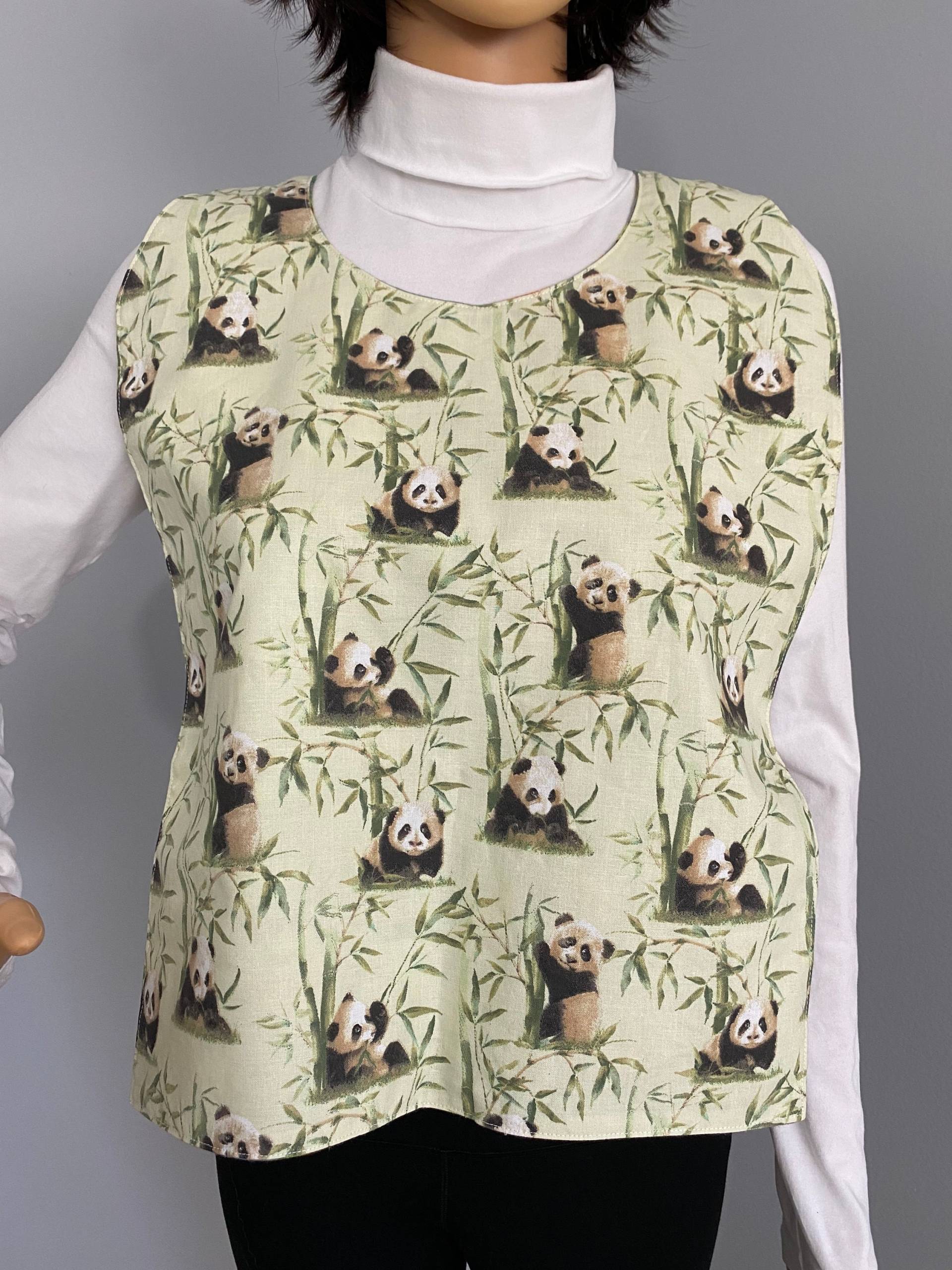 Panda Print Lätzchen Für Erwachsene/Aus Baumwolle Waschbarer Altersentdecker Alter in Der Not von MertenvilleBibs