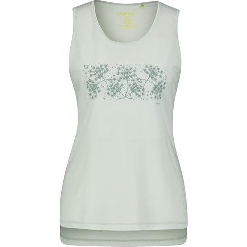 Meru Damen Top TONDELA mit Merinowolle hellmint (413), 42 von Meru