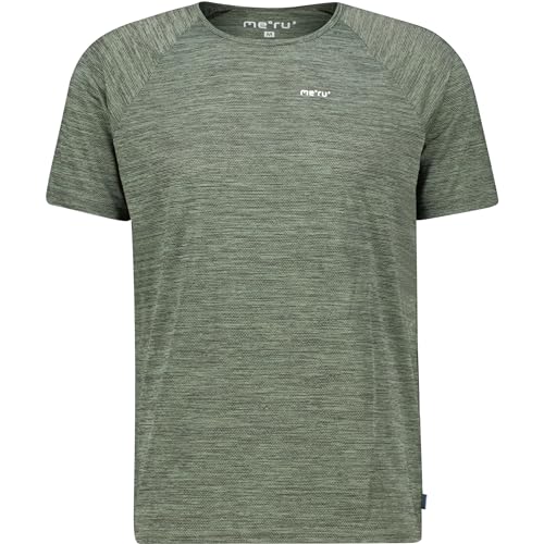 Meru Herren Minto T-Shirt, Basil Melange, 3XL von Meru