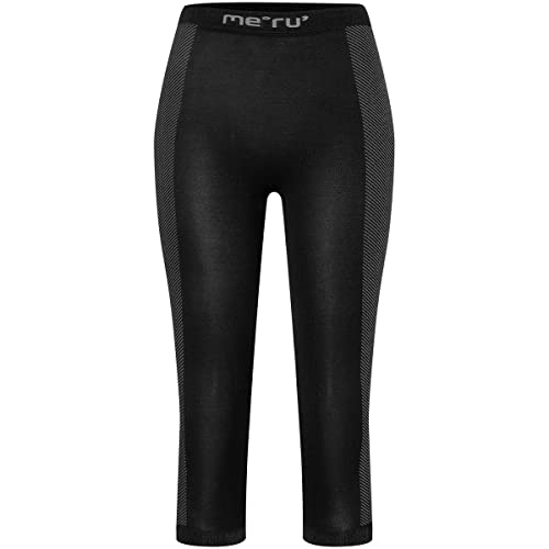 meru Herren Funktionsunterhose ANVIK 3/4-Länge schwarz (200), L von Meru