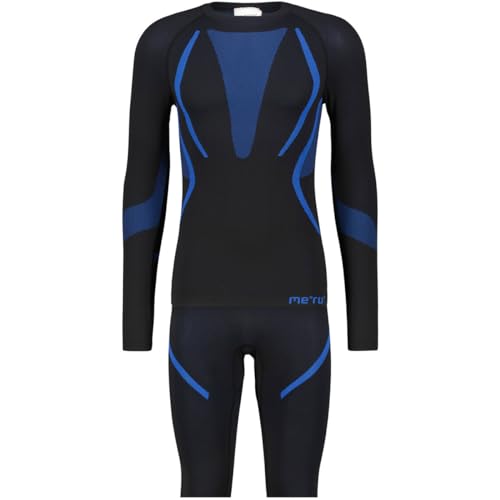 meru Herren Funktionsunterwäsche TUNUNAK 2er-Set Royalblau (294) L von Meru