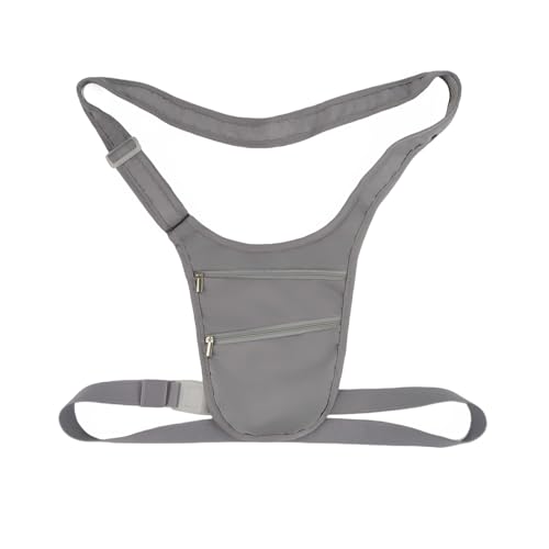 Mervokl Skin Versteck Brustbeutel Hüfttasche Brusttasche Herren und Damen mit Abnehmbarem Gürtel und Weicher, Hautfreundlicher Rückseite, Bietet Platz für Reisepässe, Kreditkarten, Bargeld, etc von Mervokl