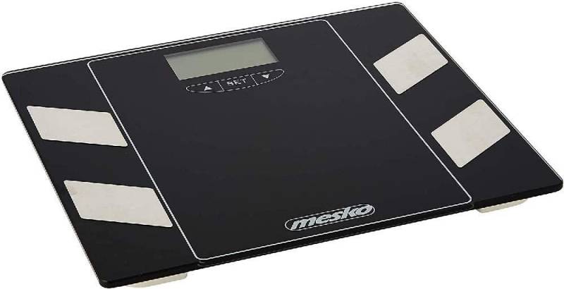 Mesko Personenwaage Mesko MS 8148b Bathroom Scale with Analyzer, schwarz von Mesko