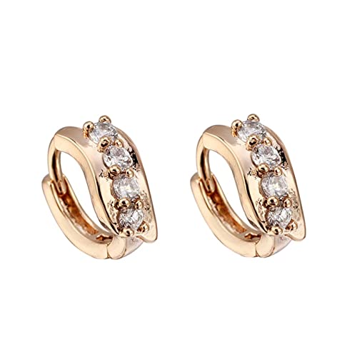 Ohrringe Creolen Gold, Damen Creolen aus 14 Karat Gelbgold Moissanit in Reifen- und Rundform Ohrringe Creolen Gold, Damen Creolen aus 14 Karat Gelbgold Moissanit in Reifen- und Rundform von Mesnt