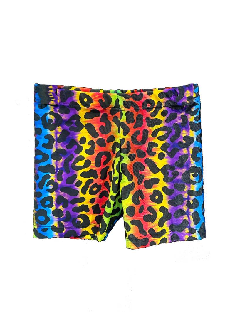 Sale Rabattiert Regenbogen Leopard Kinder Shorts, Leopard, Kleinkind Cosplay, Sommer Kleidung von MessQueenNewYork